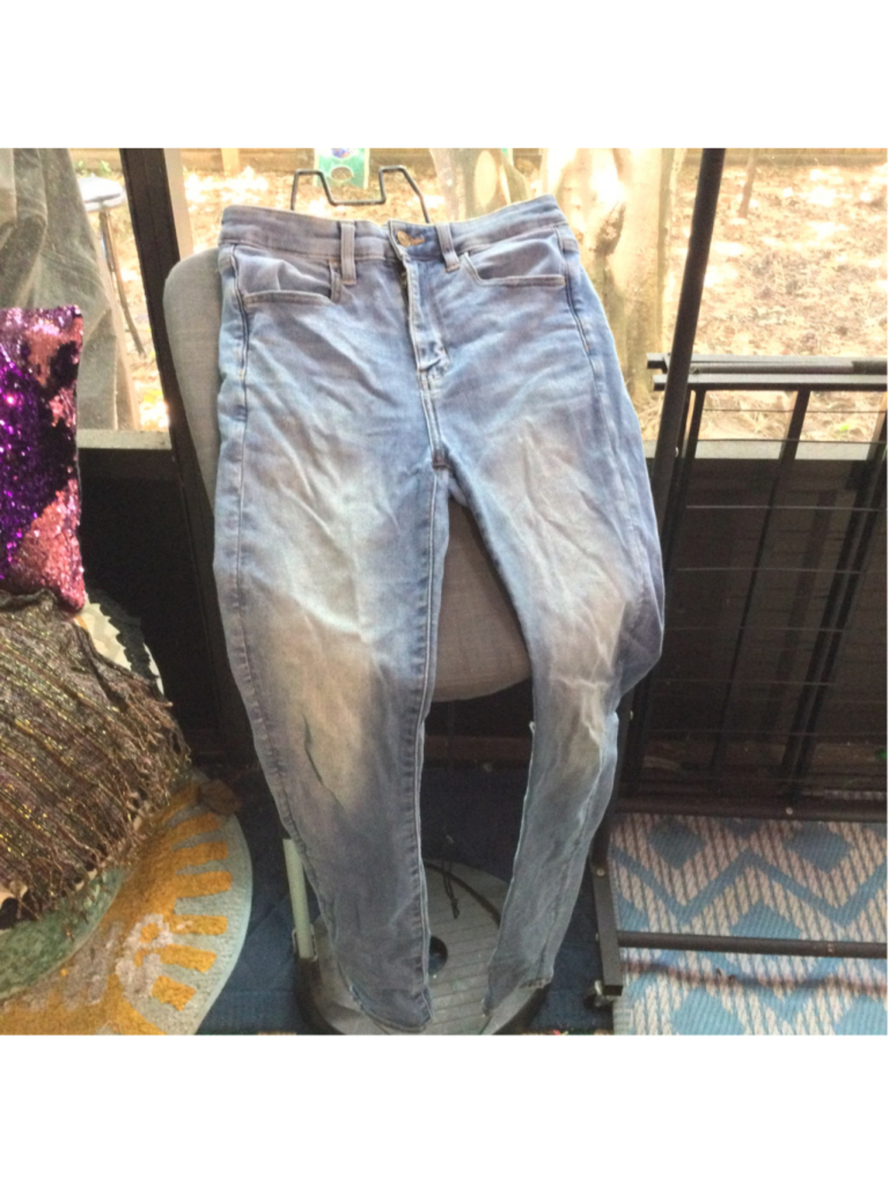 Women's American Eagle High Rise Jeans Blue